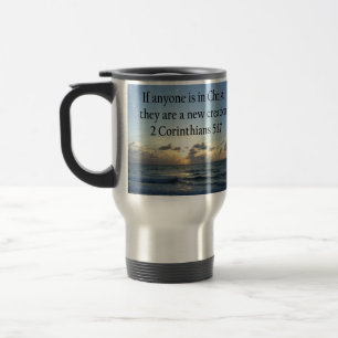 CANECA TÉRMICA RECUPERAÇÃO DE 2 CORINTHIANOS 5:17 SOL OCEANO