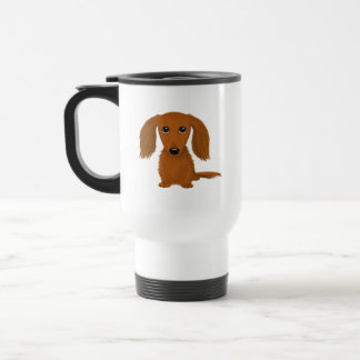 Caneca Térmica Red Dachshund de Longa Distância | Cachorro de Car