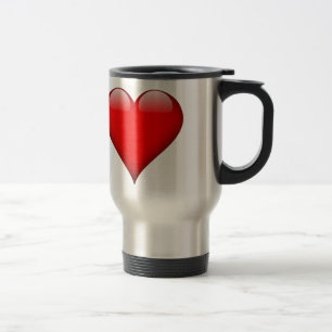 Caneca Térmica Red Heart Love