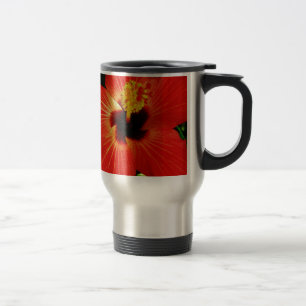 Caneca Térmica Red Hibiscus