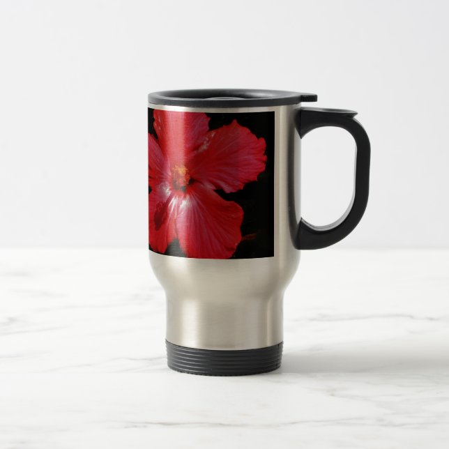 Caneca Térmica Red Hibiscus (Direita)