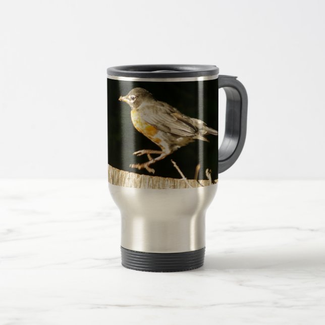 Caneca Térmica Red Robin Bobbin (Frente Esquerda)