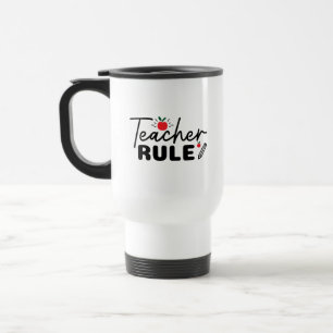 Caneca Térmica Regra de Professores Wordart