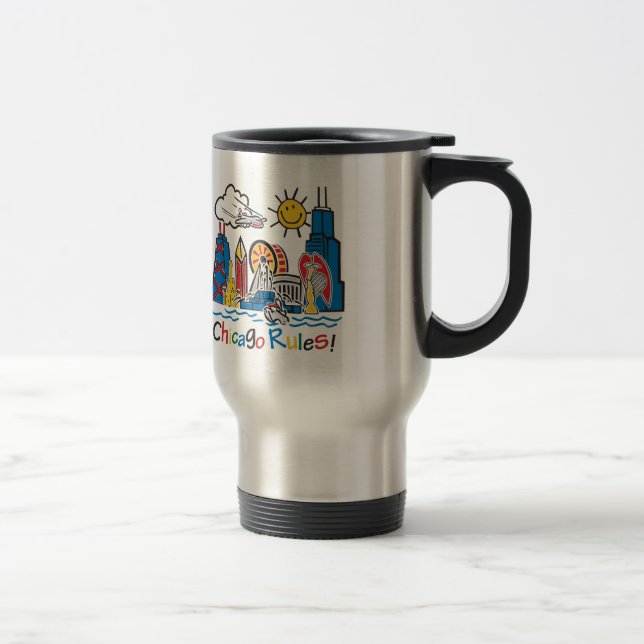 Caneca Térmica Regras de Chicago (Direita)