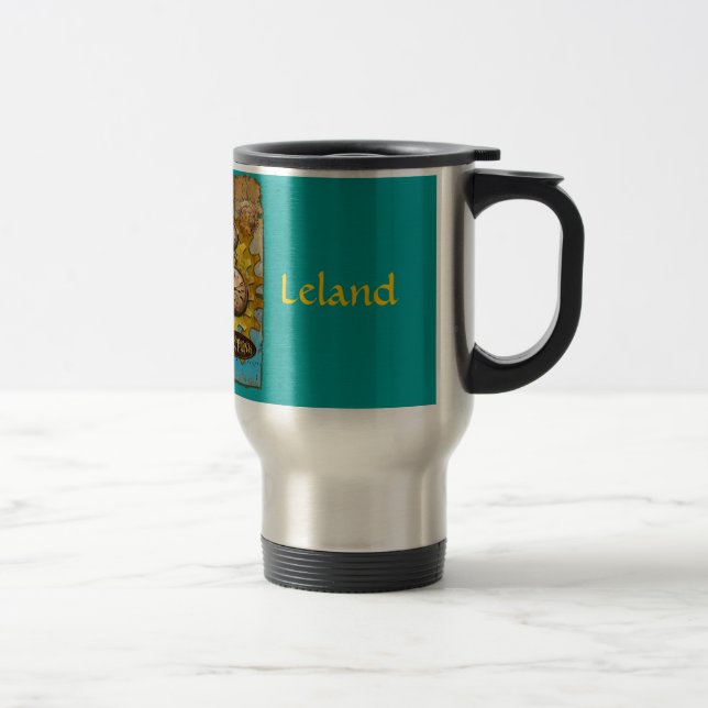 Caneca Térmica Relógios e Tempo Steampunk (Direita)