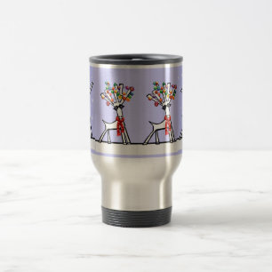 Caneca Térmica rena de Natal