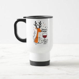 Caneca Térmica Renas Ébrias e Radiantes