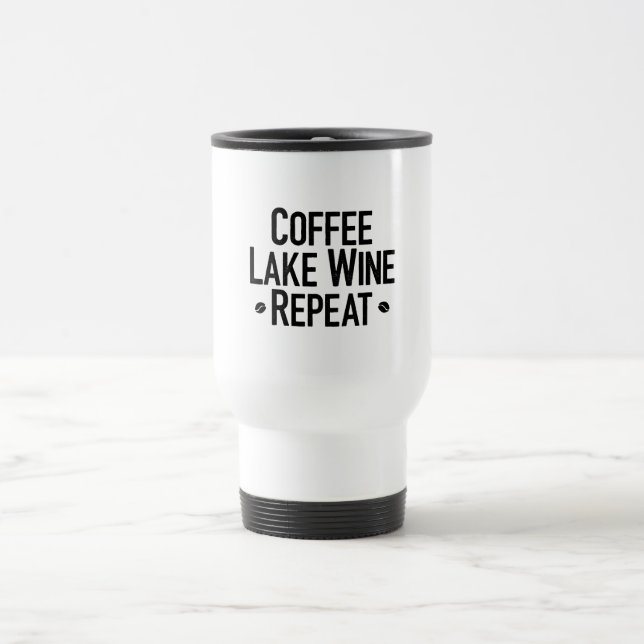 Caneca Térmica Repetição de café Como Vinho (Centro)