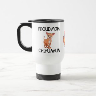 Caneca Térmica Resgate de Cachorro Filhote Chihuahua Mãe Presente
