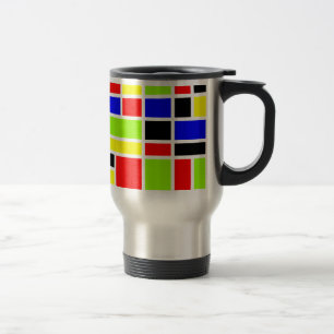 Caneca Térmica Retângulos Coloridos 01 - Personalizados