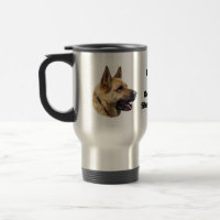 Retrato de cão German shepherd alsaciano