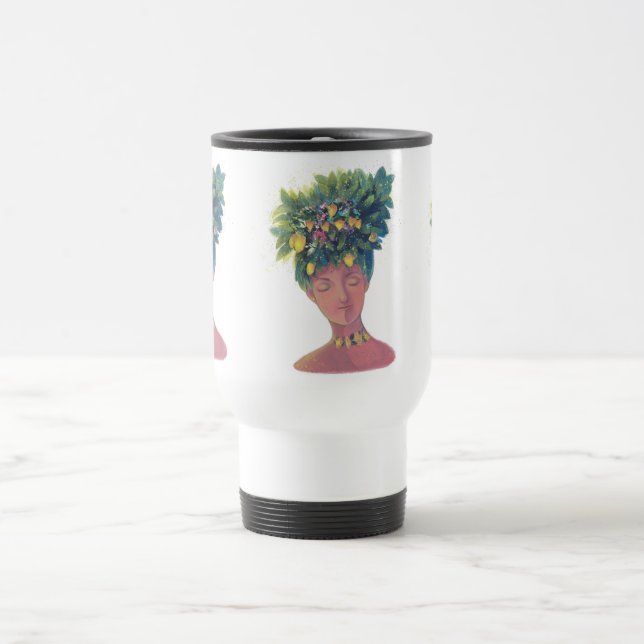 Caneca Térmica retrato de fruta (Centro)