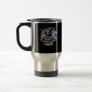 Caneca Térmica Retro Summerween Vibe Watermelon Ghost Summer Skel