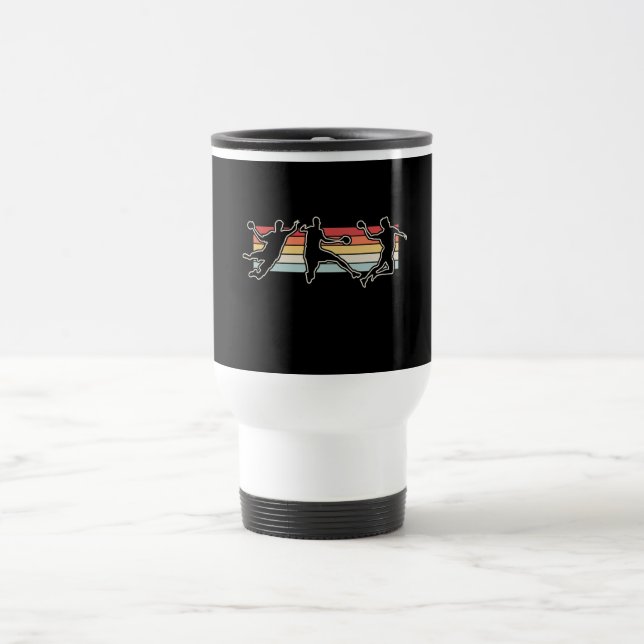 Caneca Térmica Retro Vintage Handball Player (Centro)