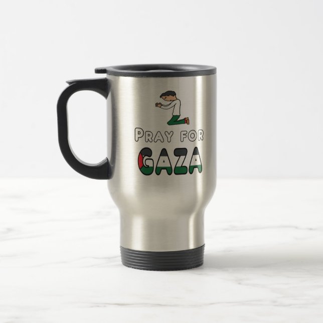 Caneca Térmica Reze Por Gaza (Esquerda)