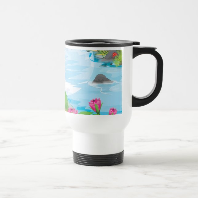Caneca Térmica Rio da Floresta Tropical (Direita)