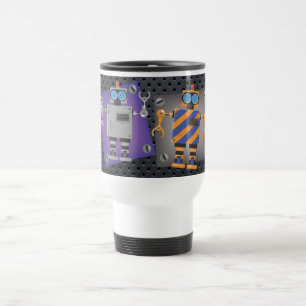 Caneca Térmica Robô Mecânico Cartoon