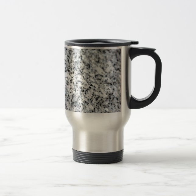 Caneca Térmica Rochas de Granito Preto e Branco (Direita)