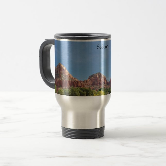 Caneca Térmica Rochas Vermelhas de Sedona (Frente Esquerda)
