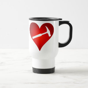 Caneca Térmica Rock My World: Rock Hammer Heart
