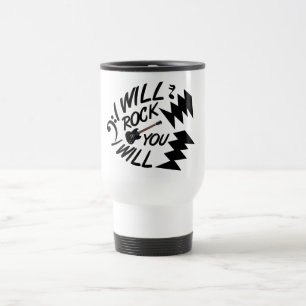 Caneca Térmica Rock You mug - escolha estilo e cor