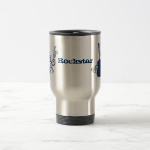 Caneca Térmica Rockstar Guitar Mug, Royal Blue