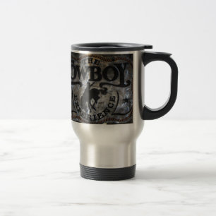 Caneca Térmica Rodeio primitivo do vaqueiro do cavalo do país
