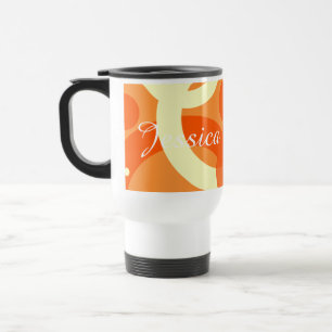 Caneca Térmica Rodovalho Laranja Estético dos anos 70