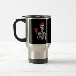 Caneca Térmica Roll Skeleton Mãos Cabeça Dia de os namorados