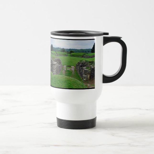 Caneca Térmica Roman Amphitheater Ruins Caerleon, País de Gales (Direita)