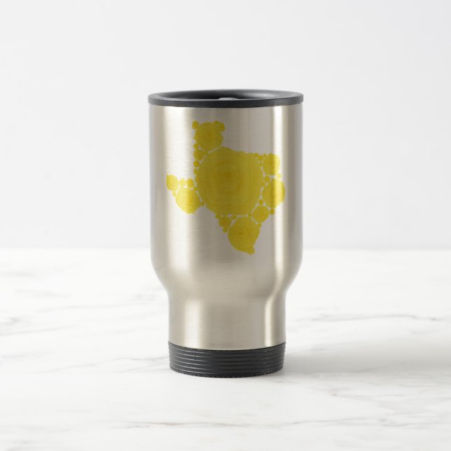 Caneca Térmica Rosa amarelo de Texas (Centro)