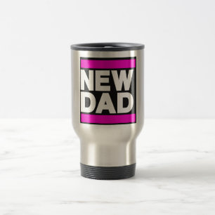 Caneca Térmica Rosa do novo papai