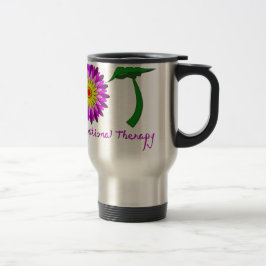 Caneca Térmica Rosa e roxo de OT flower power