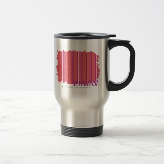 Caneca Térmica Rosa fino 2 das listras (Direita)