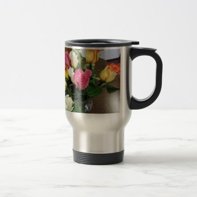 Caneca Térmica Rosas (Direita)