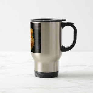 Caneca Térmica Rosas Ingleses Amarelos