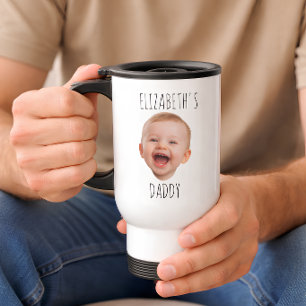 Caneca Térmica Rosto de Bebê Personalizado Foto de Bebê Rindo