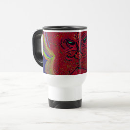 Caneca Térmica Rosto de uma Chama