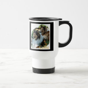 Caneca Térmica Rough Collie Art Gifts