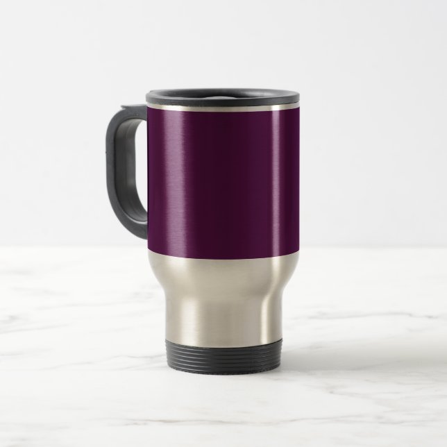 Caneca Térmica Roxo (Frente Esquerda)