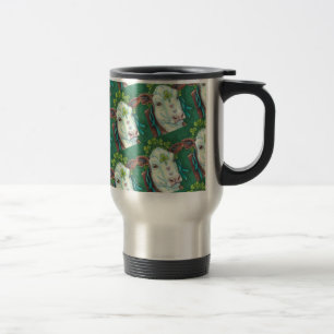 CANECA TÉRMICA RUA IRLANDESA. HEIFER DO DIA DE PATRICK, VACA DE S
