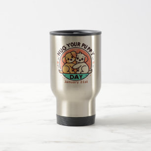 Caneca Térmica Rua Jan 210 - Abraçar seu dia de puppy