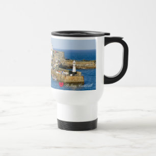 Caneca Térmica Ruas de coração personalizadas Ives Harbor Pier Co