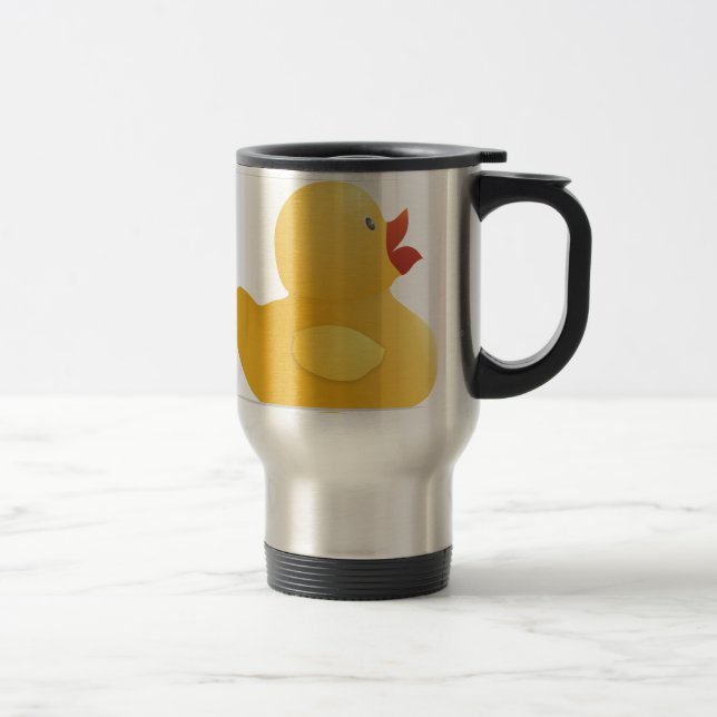 Caneca Térmica Rubberduck Amarelo (Direita)