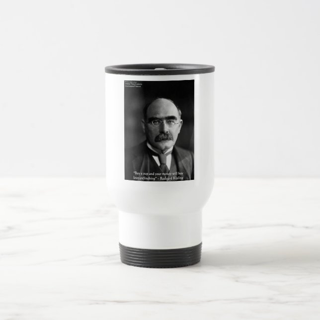 Caneca Térmica Rudyard Kipling "Puppy Love" Citação Oferece Camis (Centro)