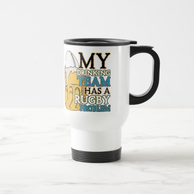 Caneca Térmica Rugby da equipe do bebendo (Direita)