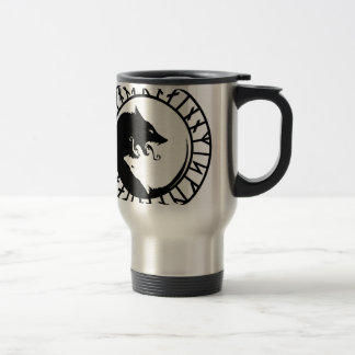 Caneca Térmica Runic Dire Wolf viking nórdicas nórdicas