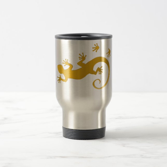 Caneca Térmica Running geco de ouro (Centro)