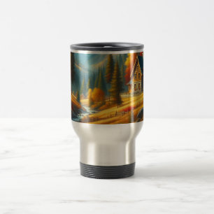 Caneca Térmica Russo, Outono - Casca e rio