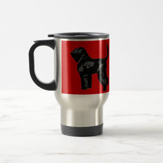 Caneca Térmica Russo preto Terrier (Esquerda)